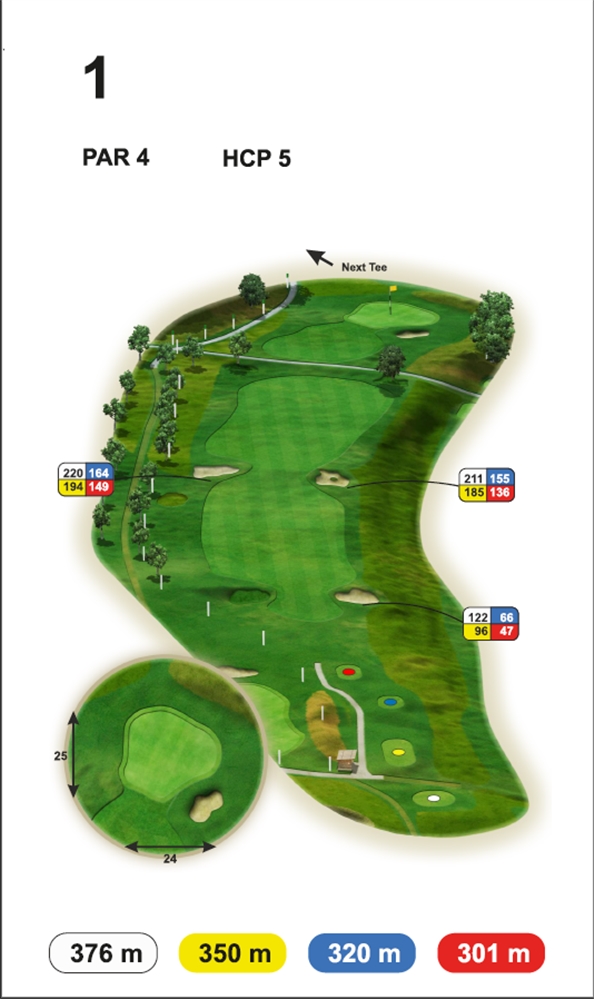 Loch 1 Buna Vista Golf