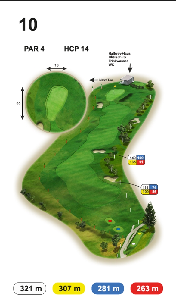 Loch 10 Buna Vista Golf