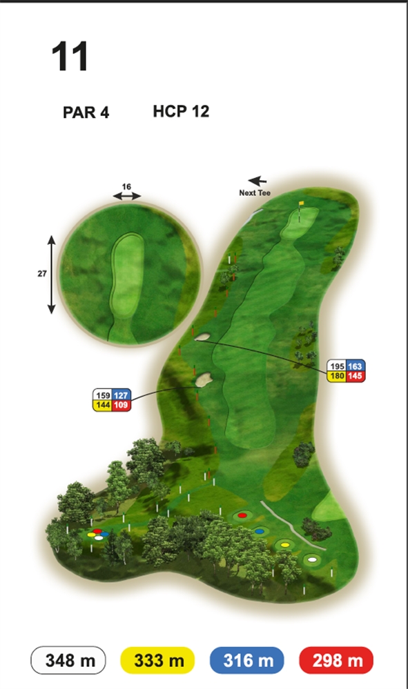 Loch 11 Buna Vista Golf