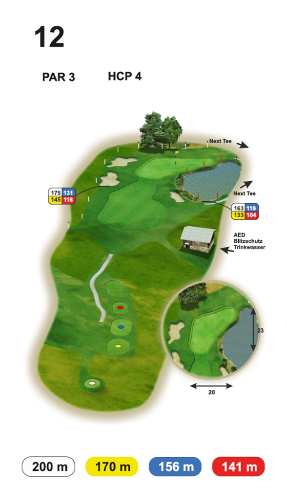 Loch 12 Buna Vista Golf