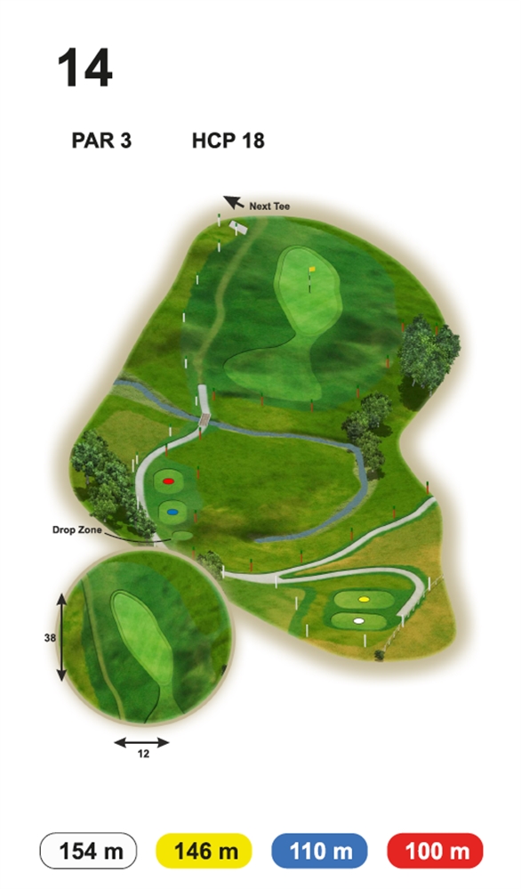 Loch 14 Buna Vista Golf