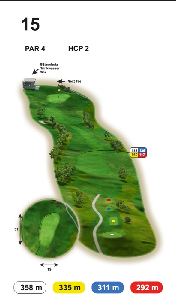 Loch 15 Buna Vista Golf