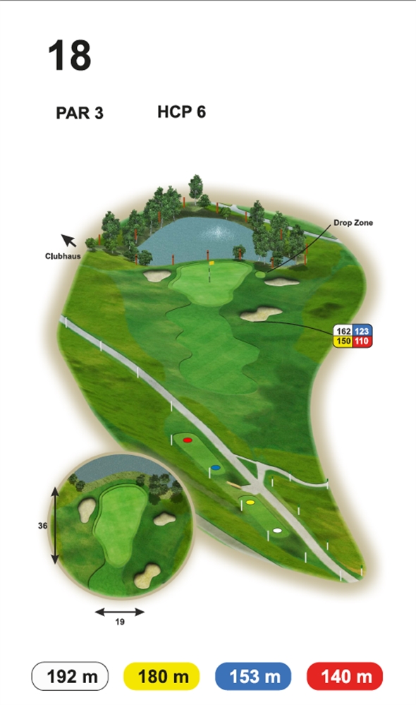 Loch 18 Buna Vista Golf