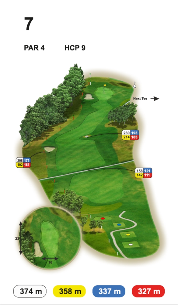 Loch 7 Buna Vista Golf