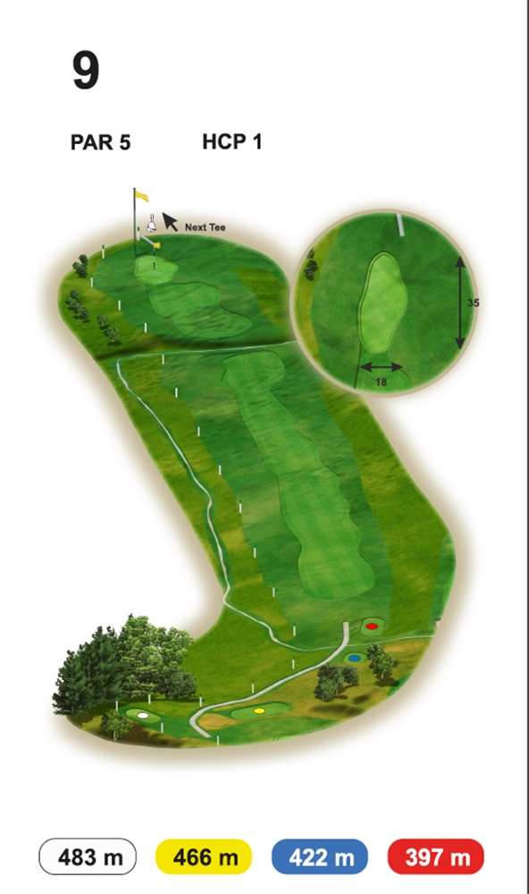 Loch 9 Buna Vista Golf